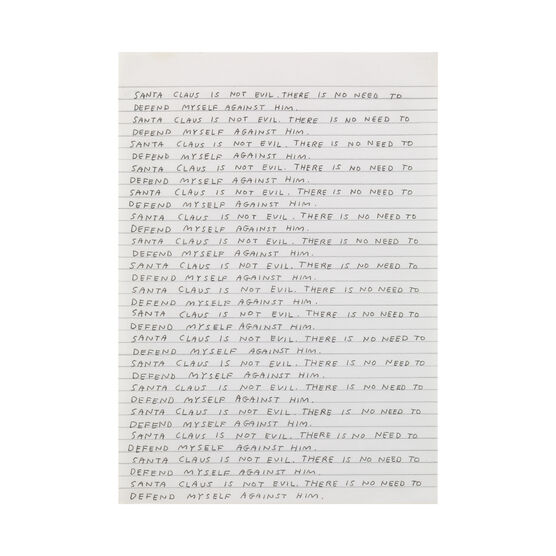 David Shrigley Santa christmas cards (pack of 6)